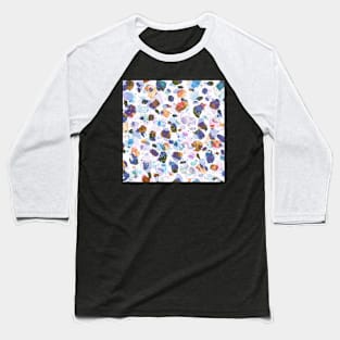 Colorful Pattern with Terrazzo Texture Baseball T-Shirt